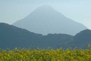 １００名山・池田湖からの開聞岳（2006.2.21）